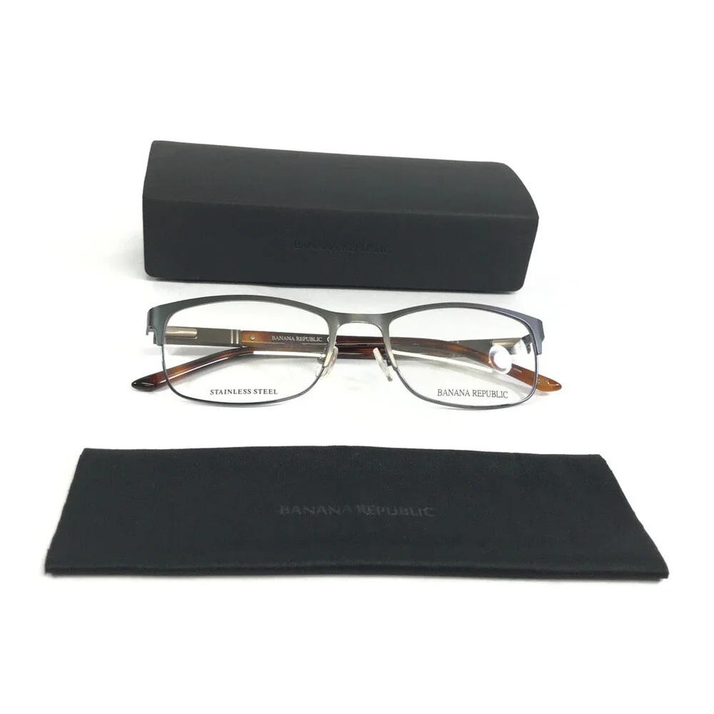 Banana Republic Eyeglasses Frames ROMAN/N 8HT Matte Gray Tortoise 54-19-145